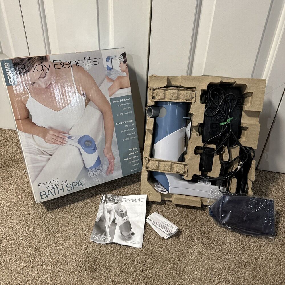 Conair Body Benefits Powerful Water Jet Bath Spa Model BTS1 Tested Working